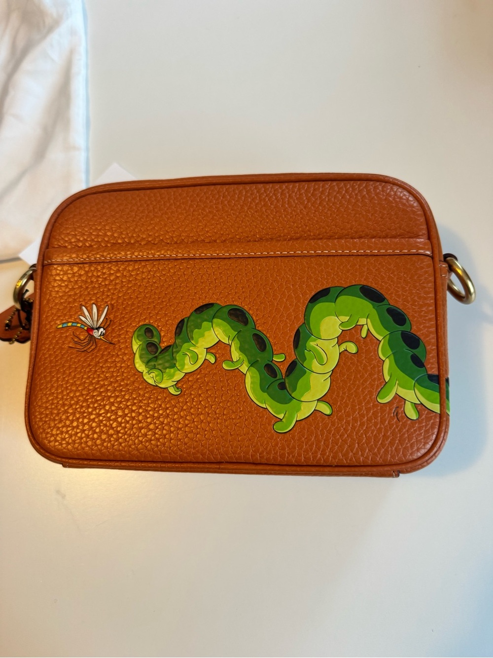 NWT Coach x Disney 100th Anniversary Mickey Mouse Caterpillar Flight Bag - Picture 7 of 13